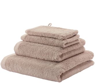 Aquanova Jacquard gewebtes Design Handtuch London Nougat - in verschiedenen Gr&ouml;ssen