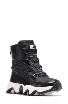 Sorel Kinetic Impact Sport Waterproof Boot in Black/Sea Salt at Nordstrom Rack, Size 10