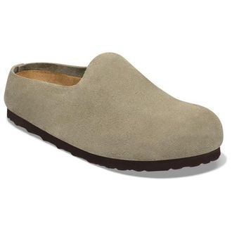 Birkenstock Amsterdam Wrapped Suede Sandalen - Unisex | taupe