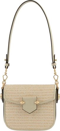 Pourchet S&egrave;vres Tress&eacute; - Dames - Schoudertassen - Beige - ONE Size - Katoen - Tassen