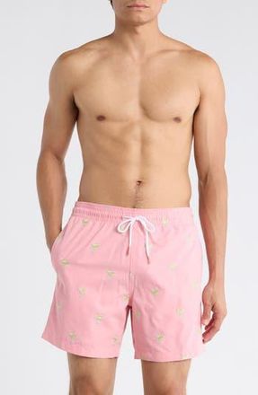Trunks Surf & Swim Co. Sano 6.5-Inch Swim Shorts in Quartz Pink at Nordstrom Rack, Size X-Large