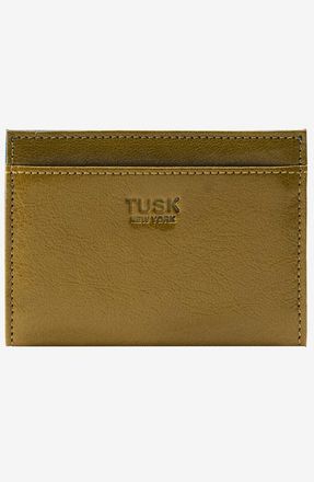 Tusk Leonardo Folded Card Case in Olive /Blue at Nordstrom