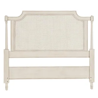 Ballard Designs Villandry Headboard - Washed Linen, Queen - Ballard Designs