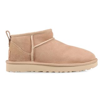 UGG Winter Boots, female, Beige, Size: 6 US Classic Ultra Mini Ankle boots