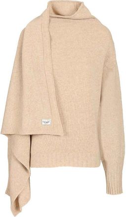 The Attico Sweater With Draped Details