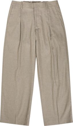 Nn.07 Kay Pleated Straight-leg Woven Trousers - Sand - 36 (W36 / XL)