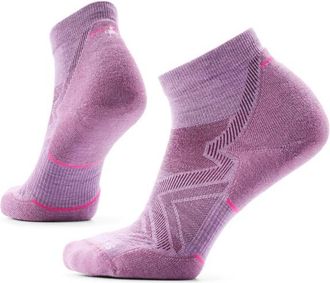 Smartwool Run Targeted Cushion Ankle Laufsocken f&uuml;r Damen | rosa/lila