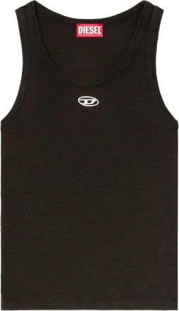 Diesel T-Anki-Od Tank Top - Dames - Tops zonder mouwen - Zwart - S - Katoen - Tops
