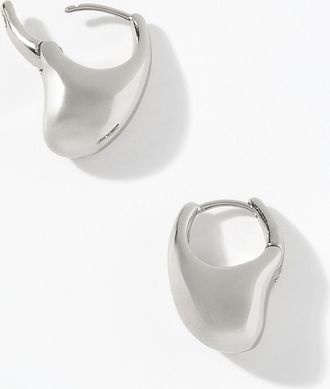 Simons Womens Asymmetric teardrop earrings