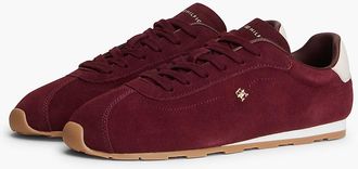Tommy Hilfiger Womens Suede Ballet Sneaker - Oxblood - US 6.5 / EU 37