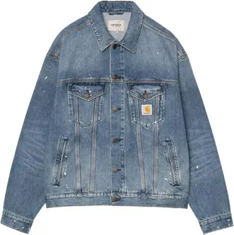 Carhartt Work in Progress Blue Shirt Collar Jacket