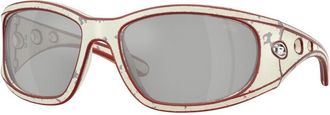Diesel DL3012U 20108V Mens Sunglasses Red Size 61