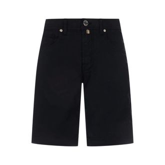 Jacob Cohen Casual Shorts, male, Blue, Size: W33 Nicolas Slim Bermuda