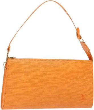 Louis Vuitton Pre-owned Shoulder Bags, female, Orange, Size: ONE SIZE Pre-owned Vintage Shoulder Bag