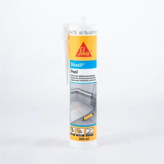 Sika Sika - Sil Pool, Silicona Neutra Para Sellados En Piscinas, Transparente, 300ml