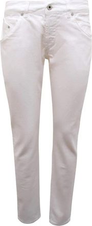 Dondup Slim-fit Jeans - Heren - Slim Fit Jeans - Wit - W31 - Katoen - Jeans