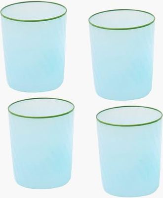 Mrs. Alice Swirl Water Glasses in Blue at Nordstrom