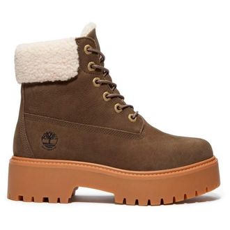 Timberland Stone Street Mid Warm Lined WP Boot Winterschuhe f&uuml;r Damen | braun
