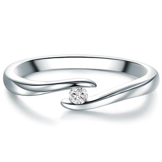 Trilani Womens Sterling Silver Ring - Size R