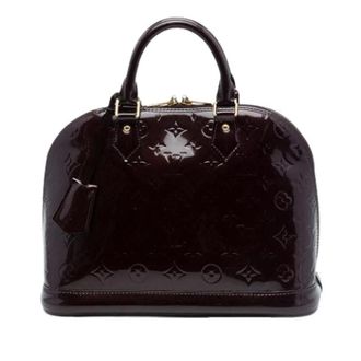 Louis Vuitton Pre-owned Alma PM - Dames - Pre-owned - Paars - Maat: ONE Size Leer