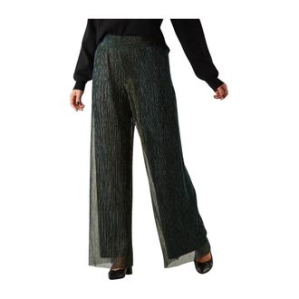 Notre-V Broeken, Dames, Zwart, 2Xl, Multikleurige Pantalon voor Stijlvolle Vrouwen