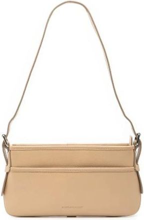 Burberry Pre-owned Shoulder Bags, female, Beige, Size: ONE SIZE Pre-owned Leather Shoulder Bag