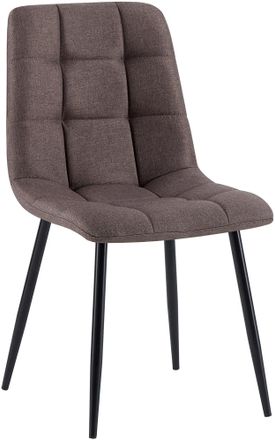 Clp Silla De Comedor Antibes De Tela Marr&oacute;n