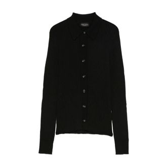 Roberto Collina Cardigans, female, Black, XS, Roberto Collina Jumpers Black
