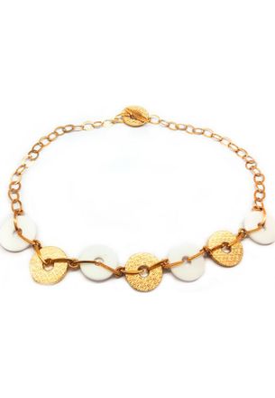 Gc Gc Womens CWN10901 Ladies Necklace - Gold Ceramic - One Size
