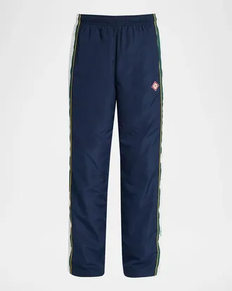 Casablanca Men & apos;s Logo Paneled Sweatpants