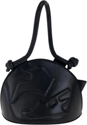Ferragamo Pre-owned Mini Bags, female, Black, Size: ONE SIZE Pre-owned Mini Bag