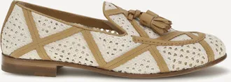 Fratelli Rossetti Mocassini Brera in tessuto e pelle Woman 37.5