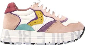 Voile Blanche Ultralichte Sneakers met Lurex Details - Dames - Sneakers - Veelkleurig - 37 EU - Leer - Schoenen