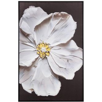 Atmosphera Atmosphera - Lienzo Pintado Enmarcado Mao Blanco Y Negro 116x75cm Cr&eacute;ateur DInt&eacute;rieur