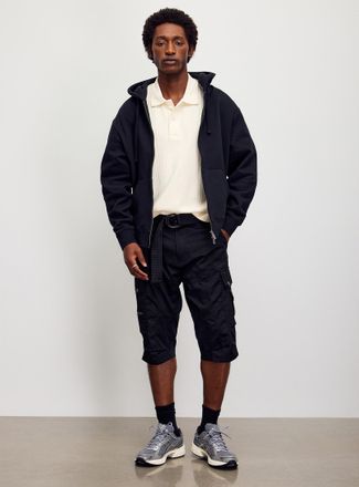 Projek Raw Mens Long belted cargo Bermudas