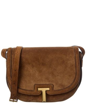 Tom Ford T-Lock Suede Crossbody