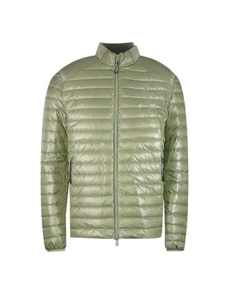 Belstaff Mens Belstaff Airframe Echo Green Shiny Down Filled Jacket - Tan - Size: Regular/36