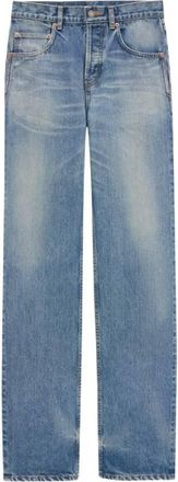 Saint Laurent Benjamin Blue Denim Baggy Jeans, Waist Size 31