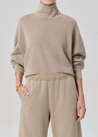 Citizens Of Humanity Jemma Turtleneck Sweatshirt In Catalina