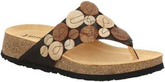 Think Koak Dot Flip Flop in Espresso/Kombi at Nordstrom, Size 6-6.5Us