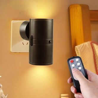 OEM 1 Luz Nocturna Led Con Enchufe, Luz Nocturna Con Enchufe, Sensor Crepuscular, Luz Nocturna Led De 3 Colores, Led Regulable, Pasillo, Negro