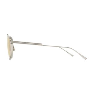 Bottega Veneta Unisex Bv1466s-003 Metal Frame Sunglasses Silver