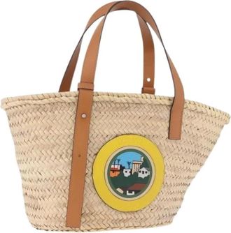 Loewe Pre-owned Raffia Hand Bag - Dames - Vintage Shopper - Beige - ONE Size - Vintage