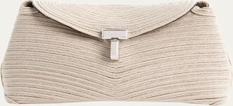 Toteme T-Lock Mini Rope Clutch Bag