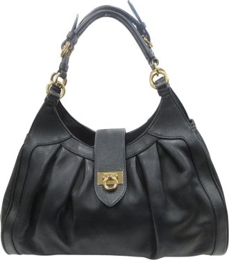 Ferragamo Leather Shoulder Bag (Pre-Owned)