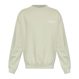 AllSaints Sweatshirts, male, Green, Size: XL Dreamer Oversized Crew Neck Sweatshirt