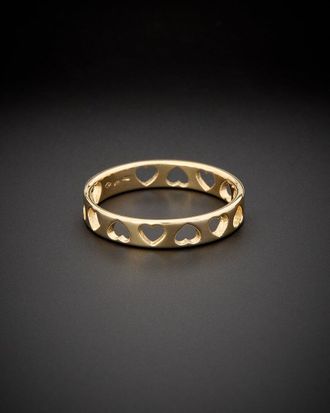 Italian Gold, Inc 14K Italian Gold Heart Band Ring