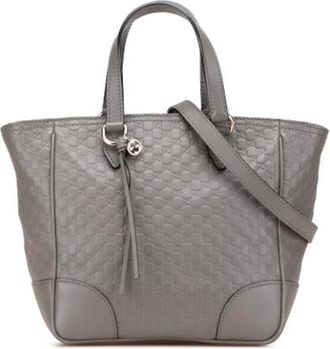 Gucci Pre-owned Handbags, female, Gray, Size: ONE SIZE Pre-owned Vintage Handbag