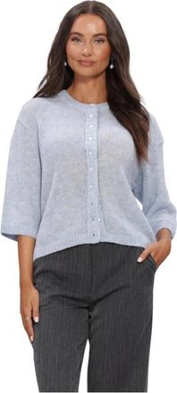 Modstr&ouml;m Bailormd Cardigan - Dames - Vesten - Blauw - L - Truien & Vesten