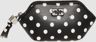 Ganni Pochette Bou Coin Printed Black